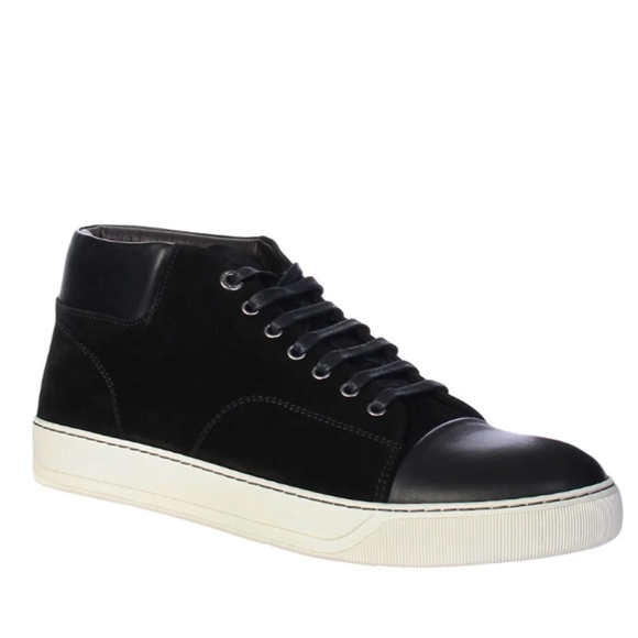Lanvin Mid-top Toe Cap Sneakers - Picture 1 of 10